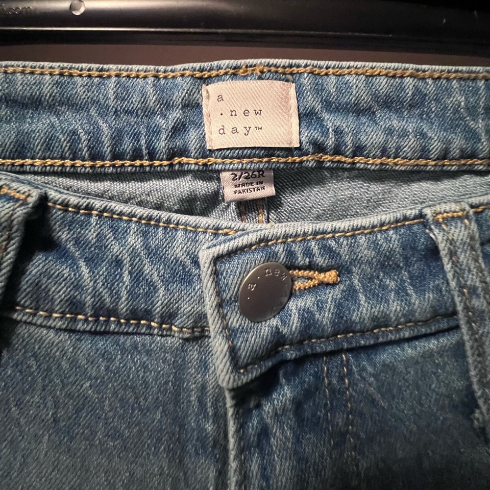 A New Day size 2 extreme wide leg jeans.